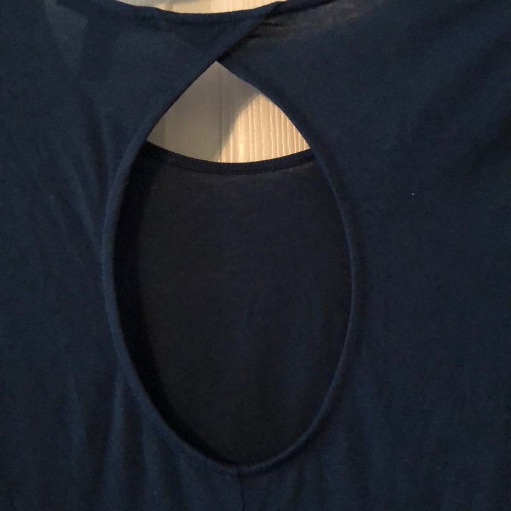 Forever 21 navy dress Sz M - Picture 3 of 4